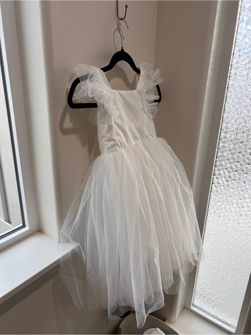 White Tulle Kids Princess Costume Dress - Picture 2 of 8